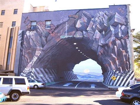 painted on tunnel accident.